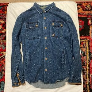 Staple L/S woven Navy Button Down